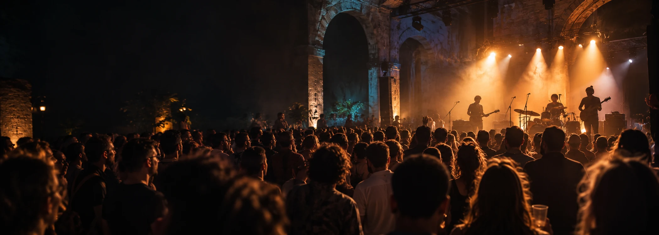 Pubblico a un evento culturale dal vivo